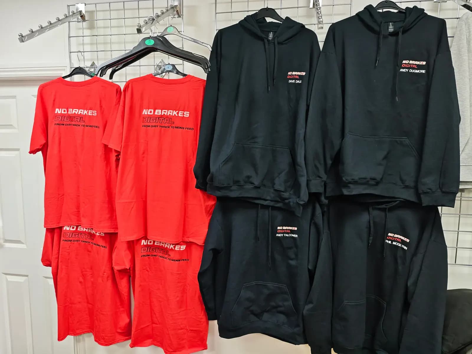 No Brakes Digital printed speedway teamwear produced by OK T-Shirt