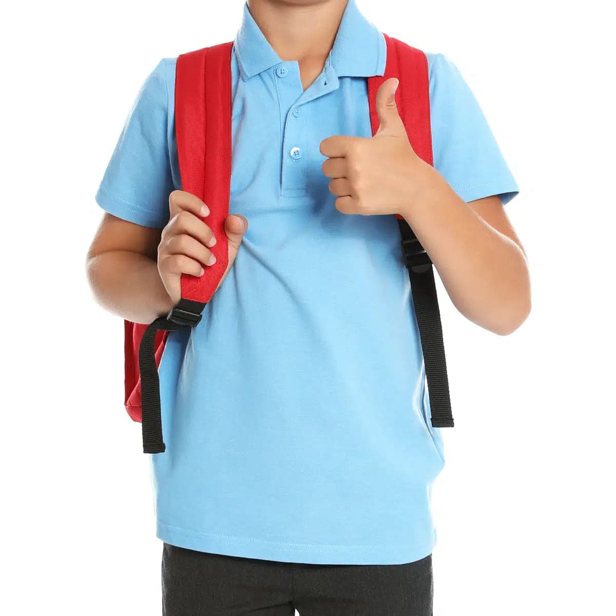 School polo shirt for embroidered crests for Great Barr schools