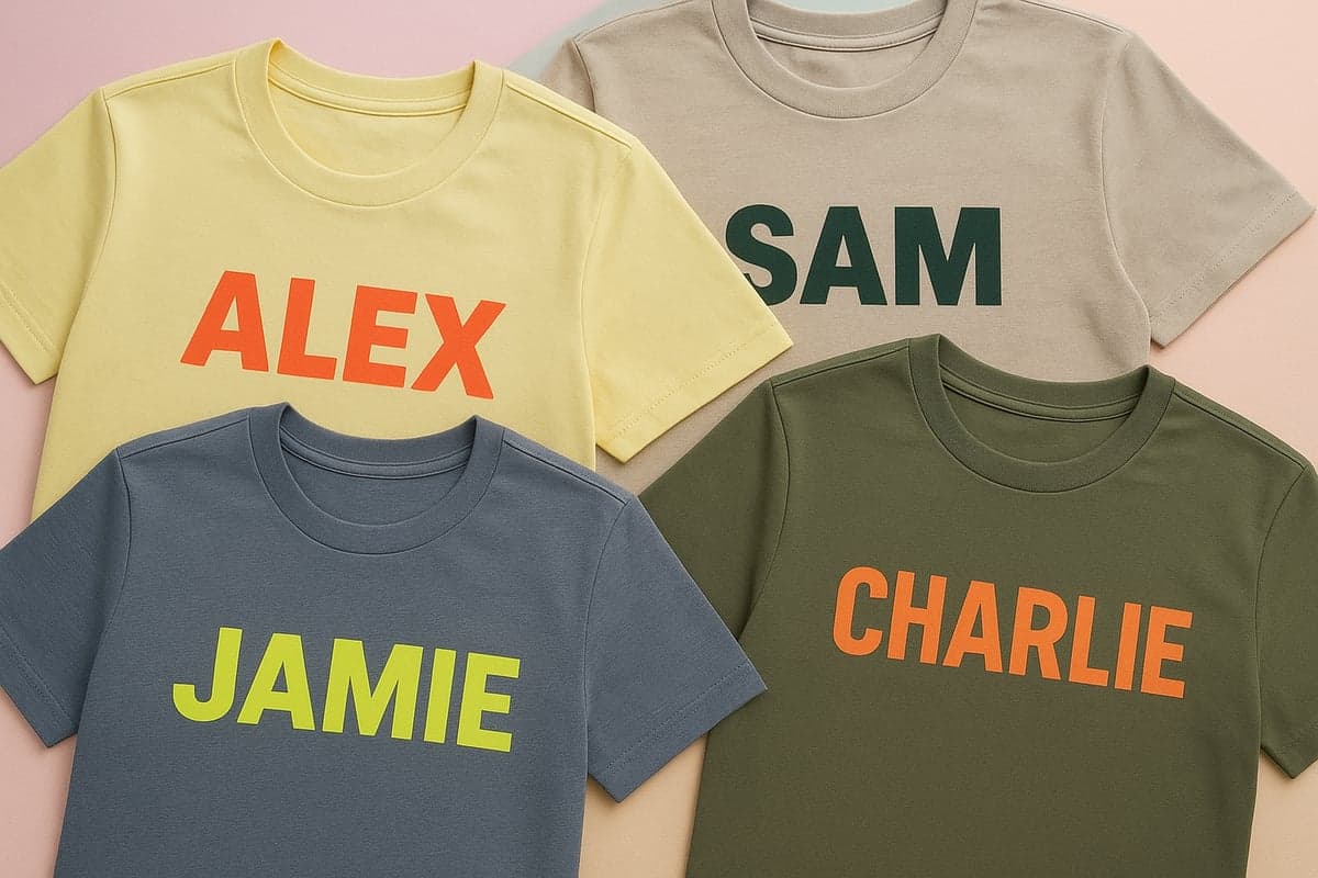 Shirt Name Design Guide: Creative Steps for 2025