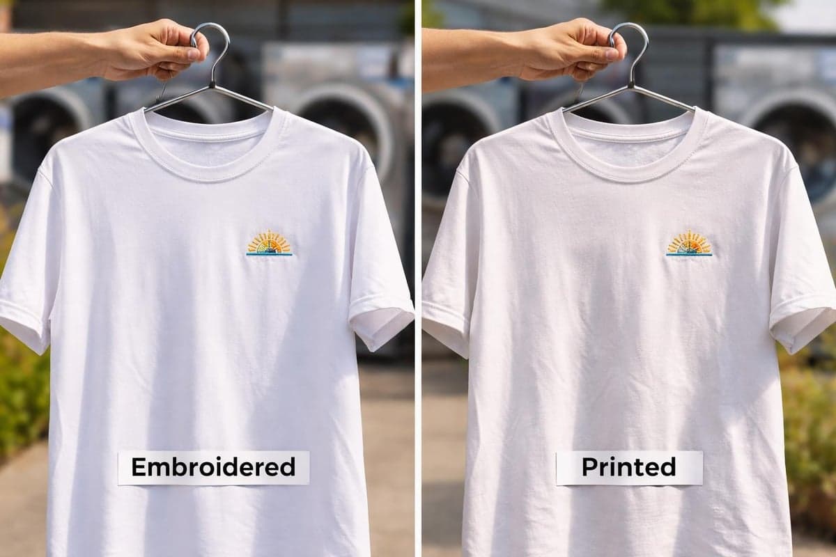Embroidered Logo T-Shirt: Professional Branding Guide