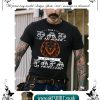 Being a dad is an honor black t-shirt-min