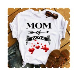 Mom of boys t-shirt