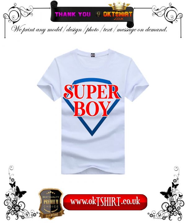 Super big boy white t-shirt-min