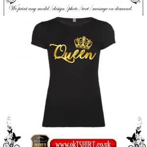 Gold Queen women t-shirt