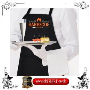Barbecue Party – Premium Thick Cotton Apron for Butchers Kitchen Waiter