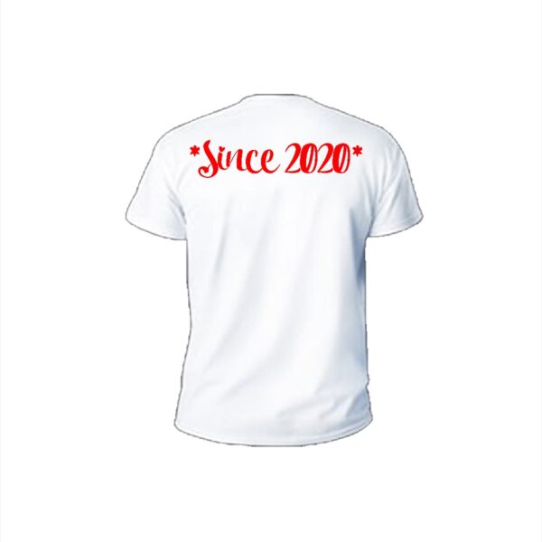 Adicted to her man white back t shirt min