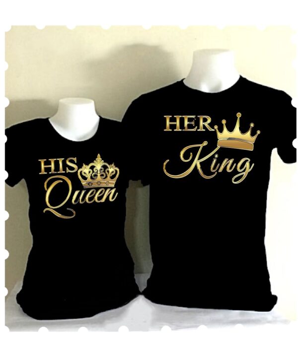 King and Queen t shirt design