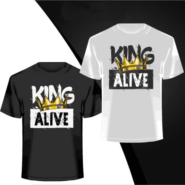 King Alive Mockup free