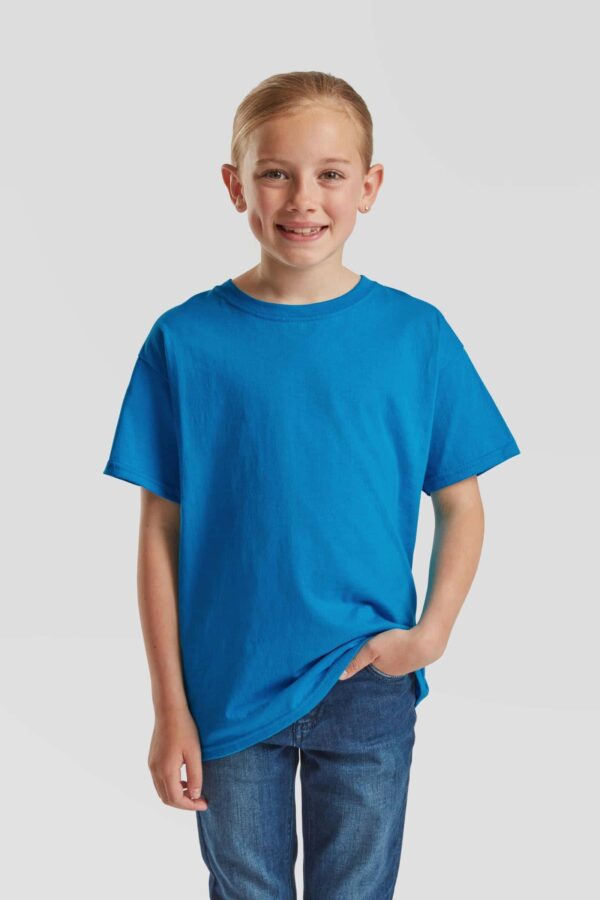 Azure Blue Kids T-shirt-min