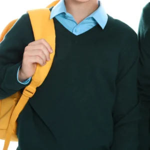green school-uniform-jumper