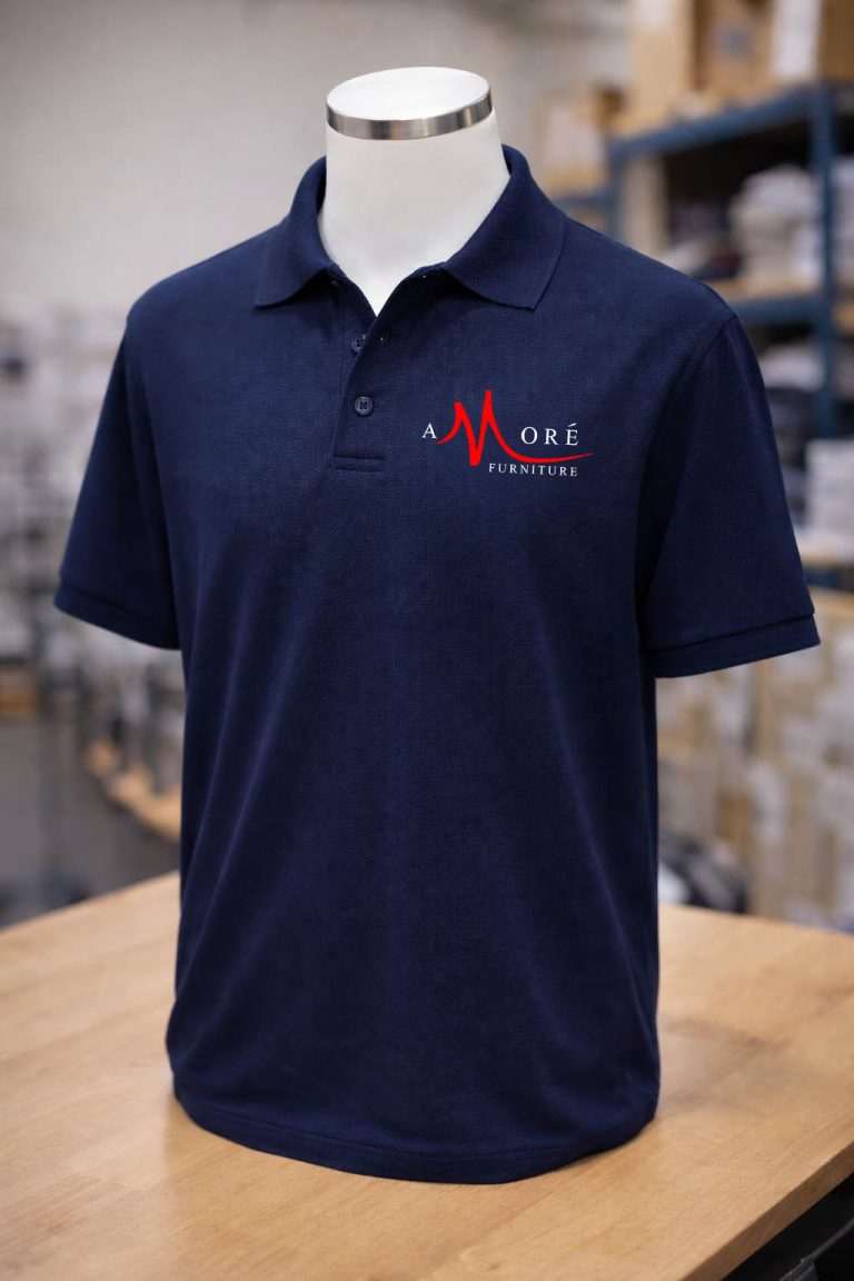 Furniture polo t-shirt printing